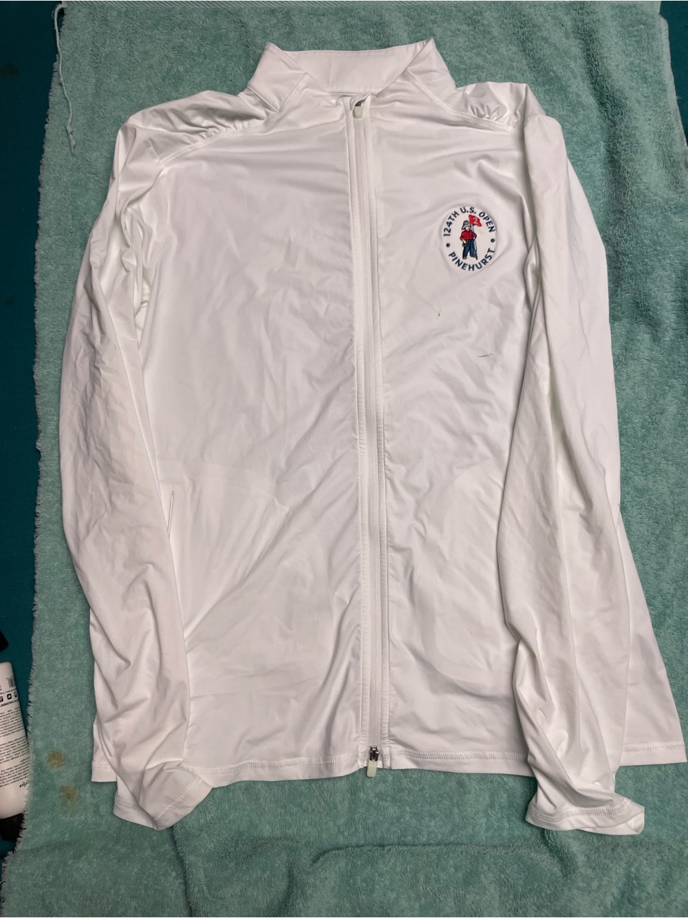 G/FORE US Open White Full-Zip Women's Sun Jacket READ DESCRIPTION